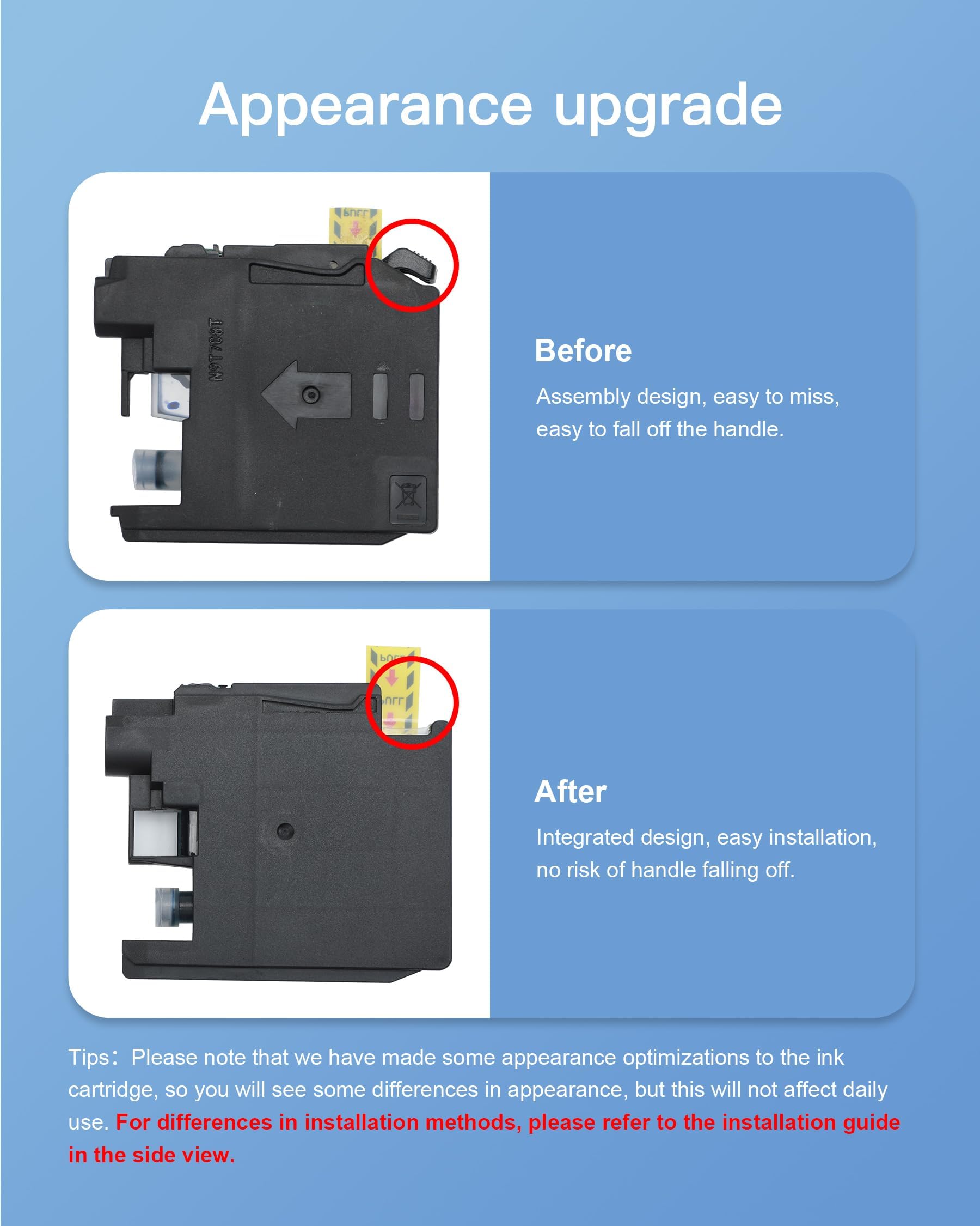 Brother Cartridge Ink 24-Pack LC103XL Ink Cartridges For Brother Printers - MFC-J470DW, J475DW, J870DW & More Black Cyan Magenta Yellow Inkjet Cartridge Set - Foto 4