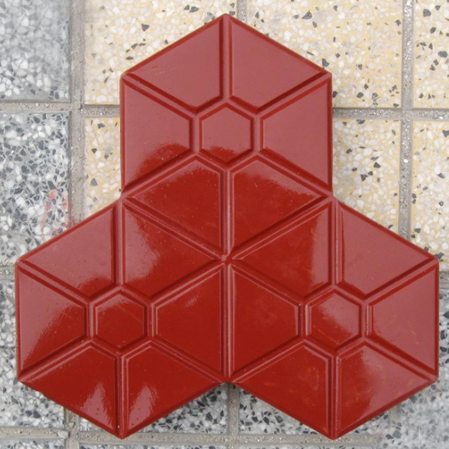 2PCS Concrete Molds for Walkways - Reusable Concrete Paver Mold, Easy Release ABS Cement Molds for Stepping Stones, Garden, Patio, Park Landscaping