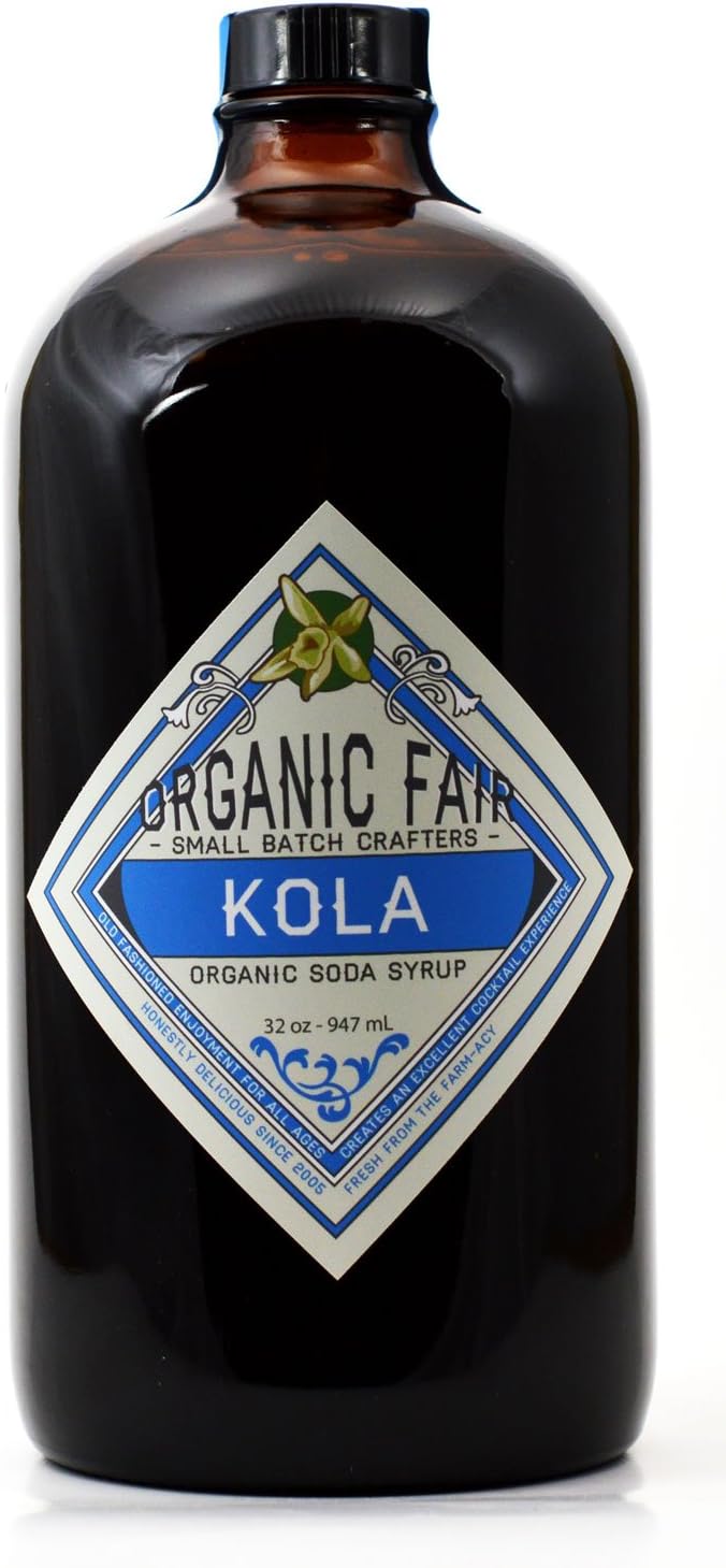 Organic Fair Kola Soda Syrup - The BIG Bottle - 32oz.