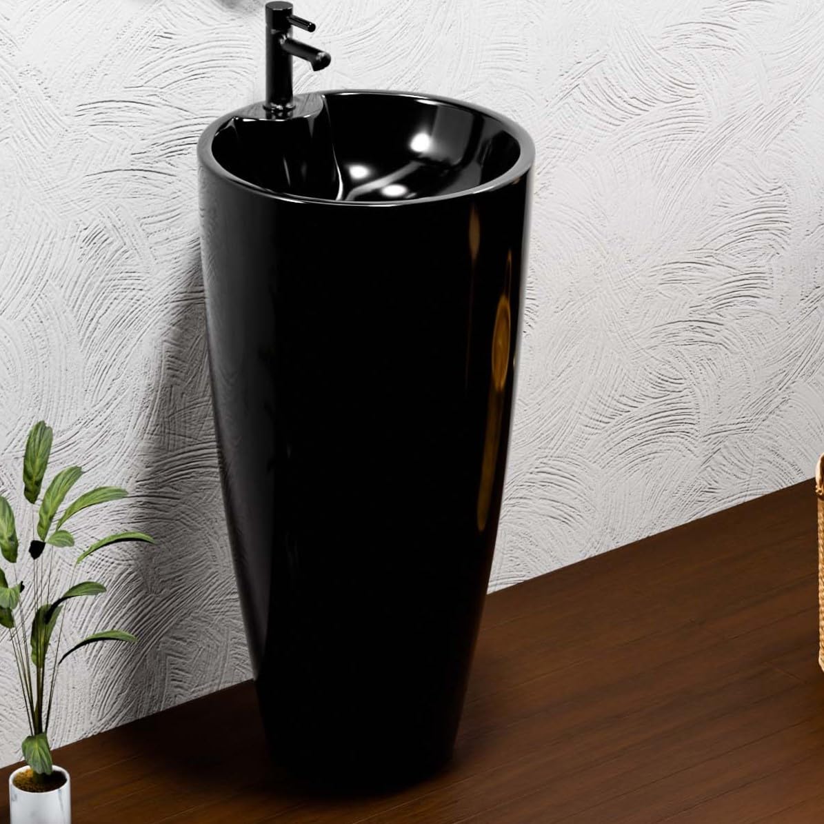 InArt Ceramic Wash Basin - Free Standing Pedestal -24
