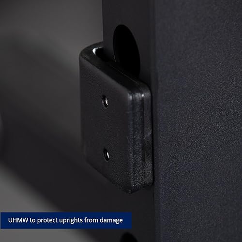 Miniatura 7 de Titan Fitness Barras de inmersión serie T-2, accesorio de inmersión montado en estante estilo J-Hook, capacidad de 880 libras, se adapta a acero