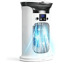 Mobile Air Conditioner Mini Air Conditioner Air Cooler with 800 ml Water Tank Evaporative Cooling Small Air Conditioning Mobile for Room Air Conditioner Portable Mobile Air Conditioner without [Energy Class A+]