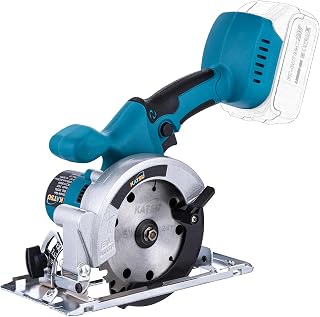 KATSU FIT-BAT Cordless Brushless Circular Saw 21V/18V 5 Inch 125mm with 30T Blade Portable Long Handle Adjustable Cutting Angle and Depth, No Battery and Charger 102791
