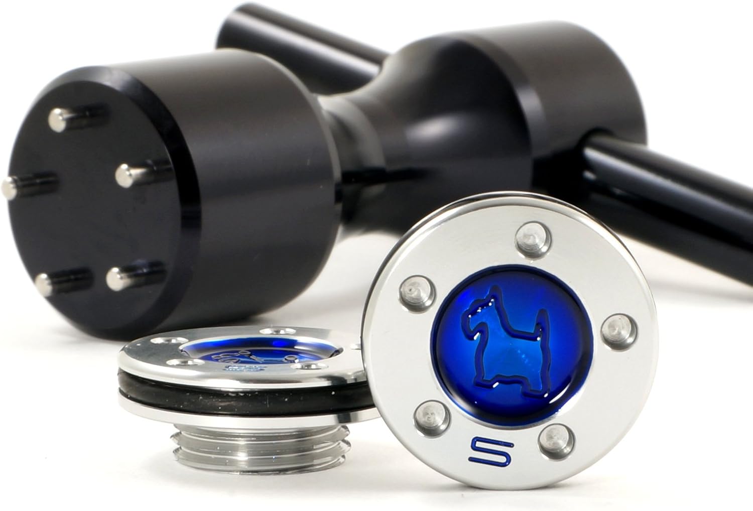 19th Hole Custom Shop 2 of 5g Blue Weights Wrench for Scotty Cameron Fastback, Squareback and Roundback Putters, Scottie Dog