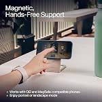 Twelve South Curve Nano – Portable Adjustable Phone Stand, Sleek Foldable Design for iPhone, Android, Smartphones – Hands-Free Viewing, Travel-Friendly, Compact for Desk, Home, Office, Dune