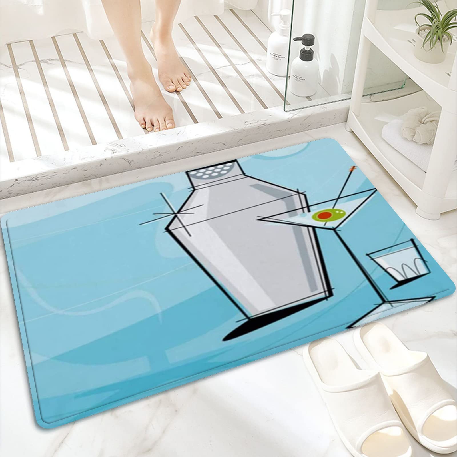 Tappetino Da Bagno Assorbente Antiscivolo – Design Carino Con Capibara, Perfetto Per Casa, Cucina E Ospiti