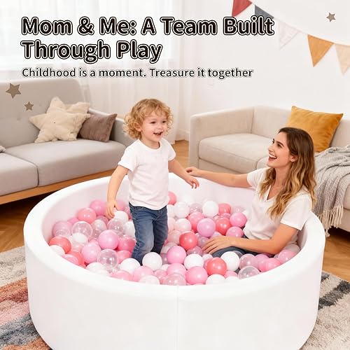 Vista 227 de STARBOLO Ball Pit Balls for Toddlers Phthalate Free BPA Free Non-Toxic Crush Proof Play Balls for Toddlers Kids Pool Playhouse Pack of 100 200 500