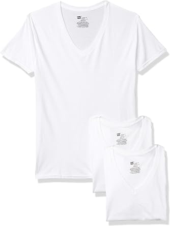 Hanes Men's Comfort Flex Fit White V 