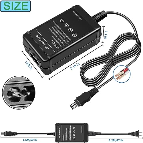 Miniatura 7 de TKDY AC-L200 para Sony Handycam Camcorder Charger DCR-SX40 DCR-SX44 DCR-SR45 DCR-SR47 DCR-SX63 DCR-SX65 DCR-SX85 DCR-DVD105 DVD108 DVD610 DCR-SR62
