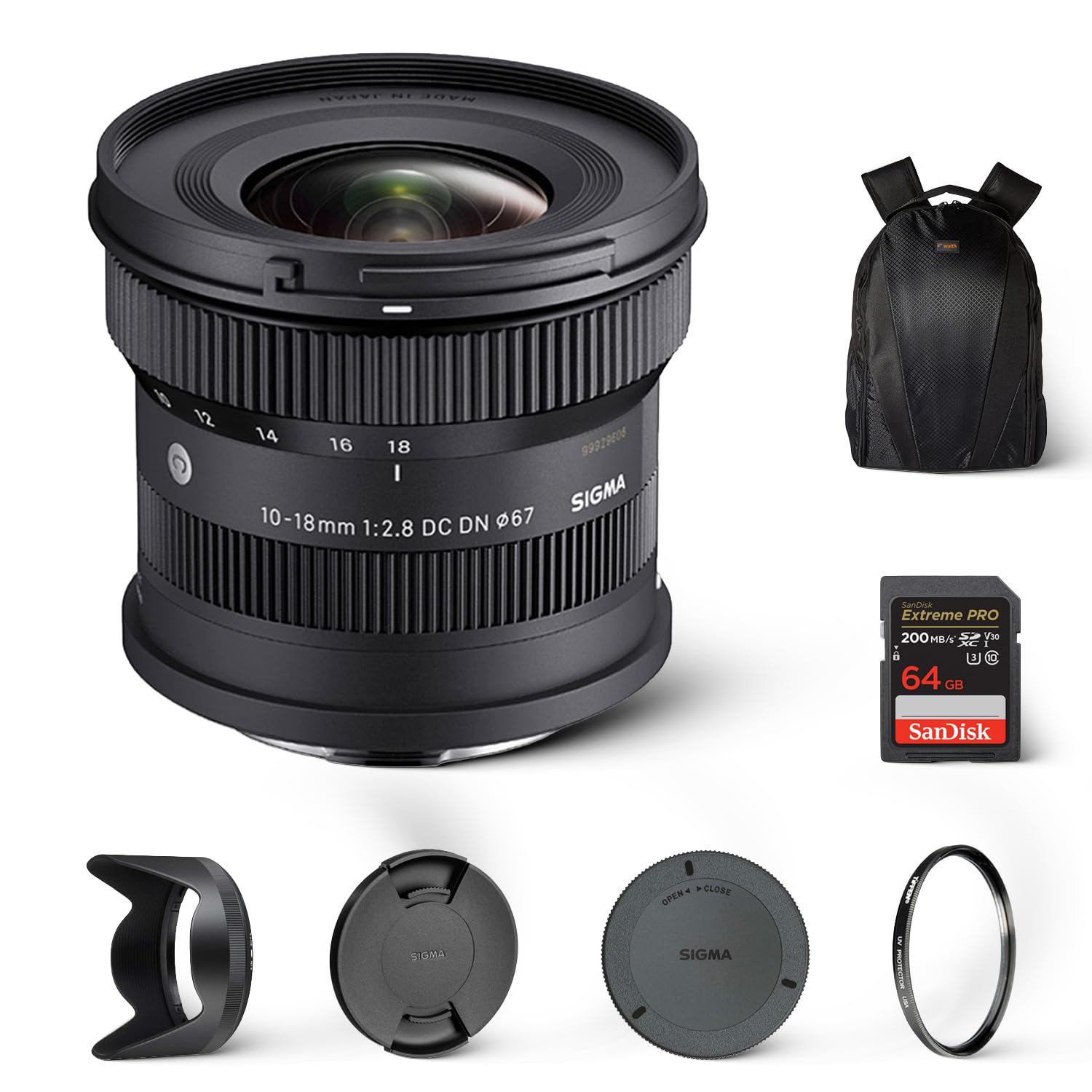 Amazon.com : Sigma 10-18mm F2.8 DC DN Contemporary Lens for Sony E