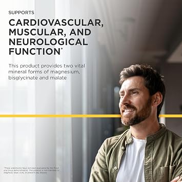Integrative Therapeutics Magnesium Glycinate Plus - Cardiovascular Support Supplement* - Supports Brain & Muscular Function* - 120 Count (60 Servings)