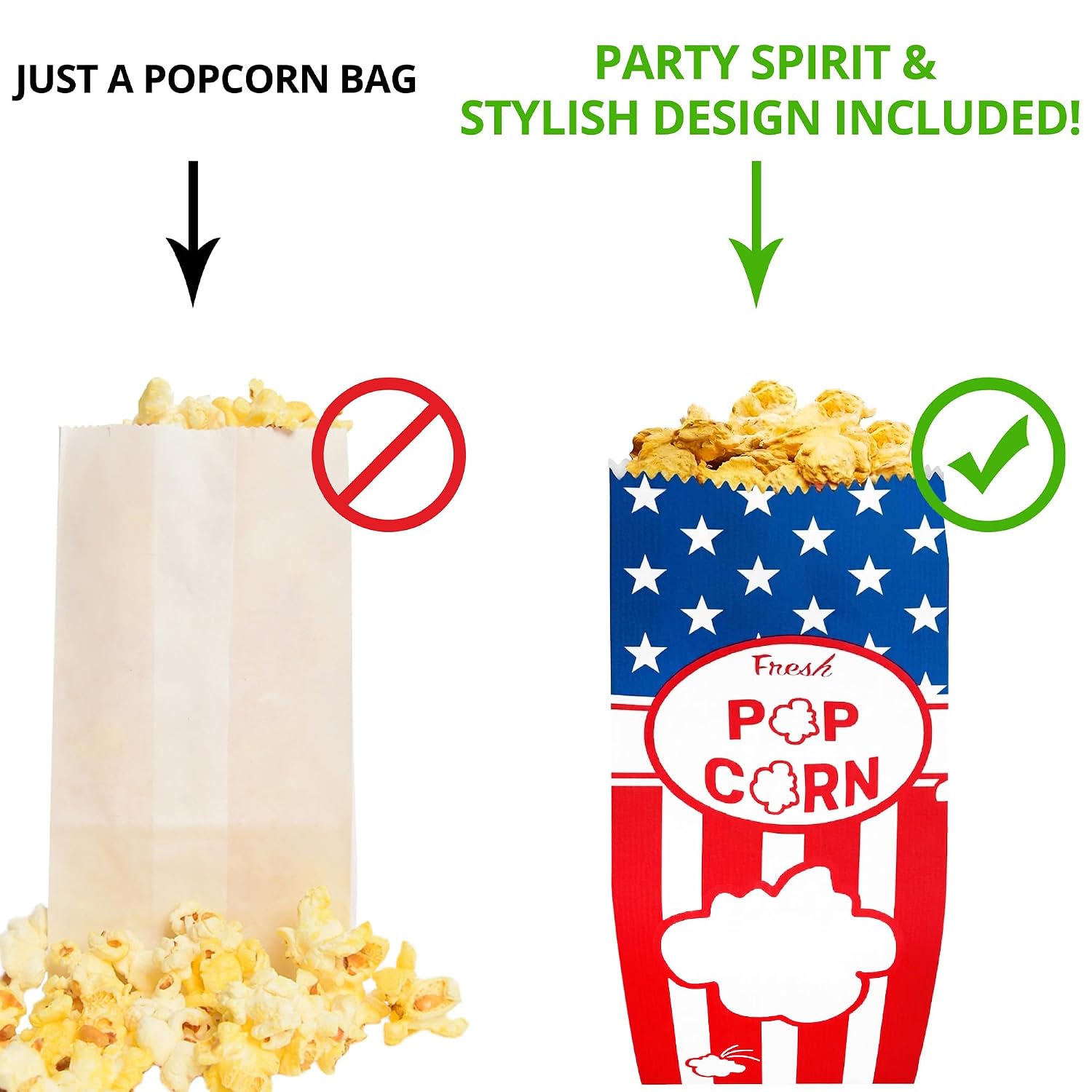 CUSINIUM 1oz Multicolor Paper Bags (100-pack) - Carnival Theme - Customizable image 5