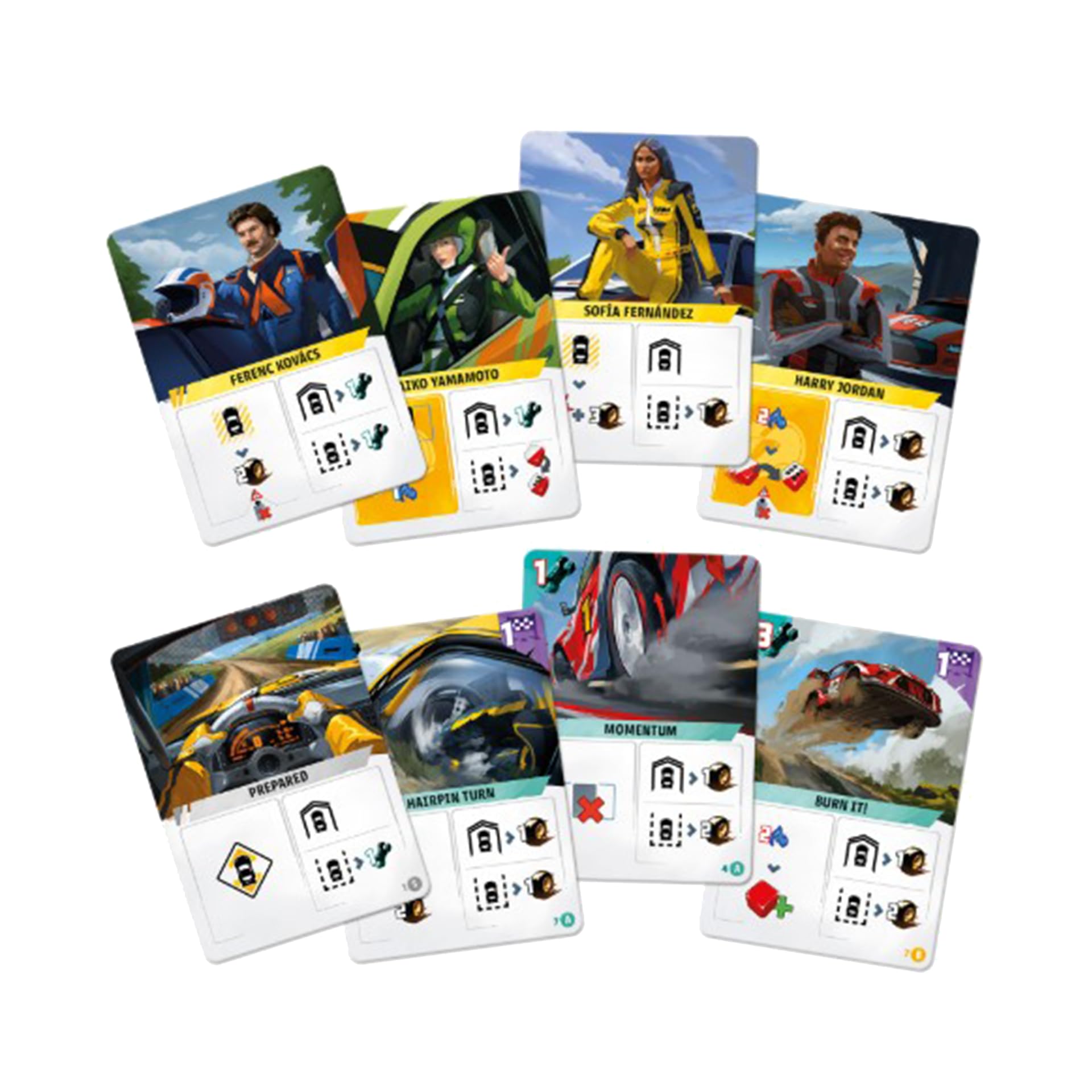 Cranio Creations - Dirt & Dust - Diventa un Pilota di Rally! | 1-4 Giocatori - 90 Min – Gioco per Esperti – Età 14+ - Edizione in Lingua Italiana