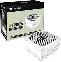 Thermaltake Toughpower GF3 1200W; ATX 3.1; x2 Native PCIe 5.1 12V-2x6; Flat Cables; Japanese Main Capacitors; Colored Custom 135mm Fan; 80 Plus Gold Certified; Snow; PS-TPD-11200FNFAGU-N
