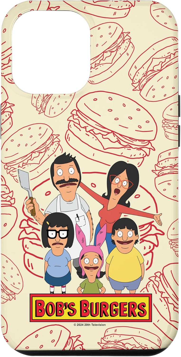 Bob's Burgers Family Group Shot Fill Logo Case for iPhone 12 Pro Max