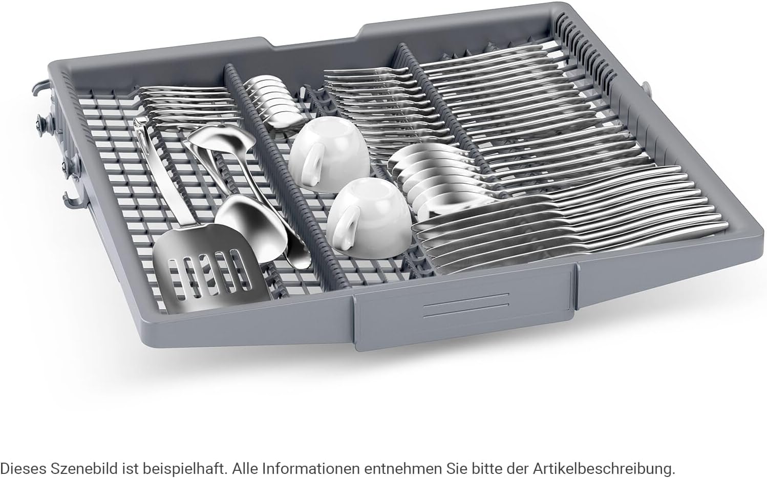 Dishwasher installation dimensions diagram in millimeters