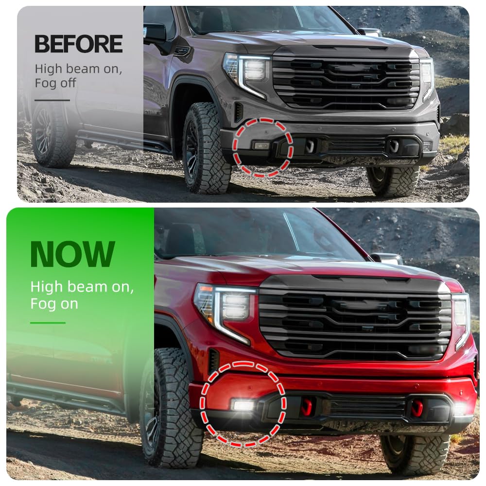 All Lights Mod 6 High Mod for 2022‑2026 GMC Sierra Chevy Silverado 1500 image 3