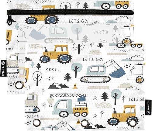 Miniatura 7 de Estuche para lápices con 3 agujeros para carpeta, con ventana transparente, anillo de dragones ardientes azules y rojos para carpeta, gran capacidad