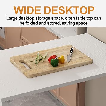 Fold Down Wall Mount Desk, Wall Mounted Drop Leaf Table, Heavy Duty Small Folding Wall Table, Fold Down Table Wall Mount, Floating Folding Wall Desk, For Home Office/Laundry/Bar/Kitchen/Dining Room (