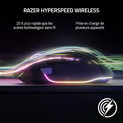 Razer Basilisk V3 Pro - Souris Gaming sans Fil (Molette HyperScroll Tilt, Capteur Optique Focus Pro 30K, Eclairage Chroma 13 Zones, 10+1 Boutons Programmables) Noir - 7