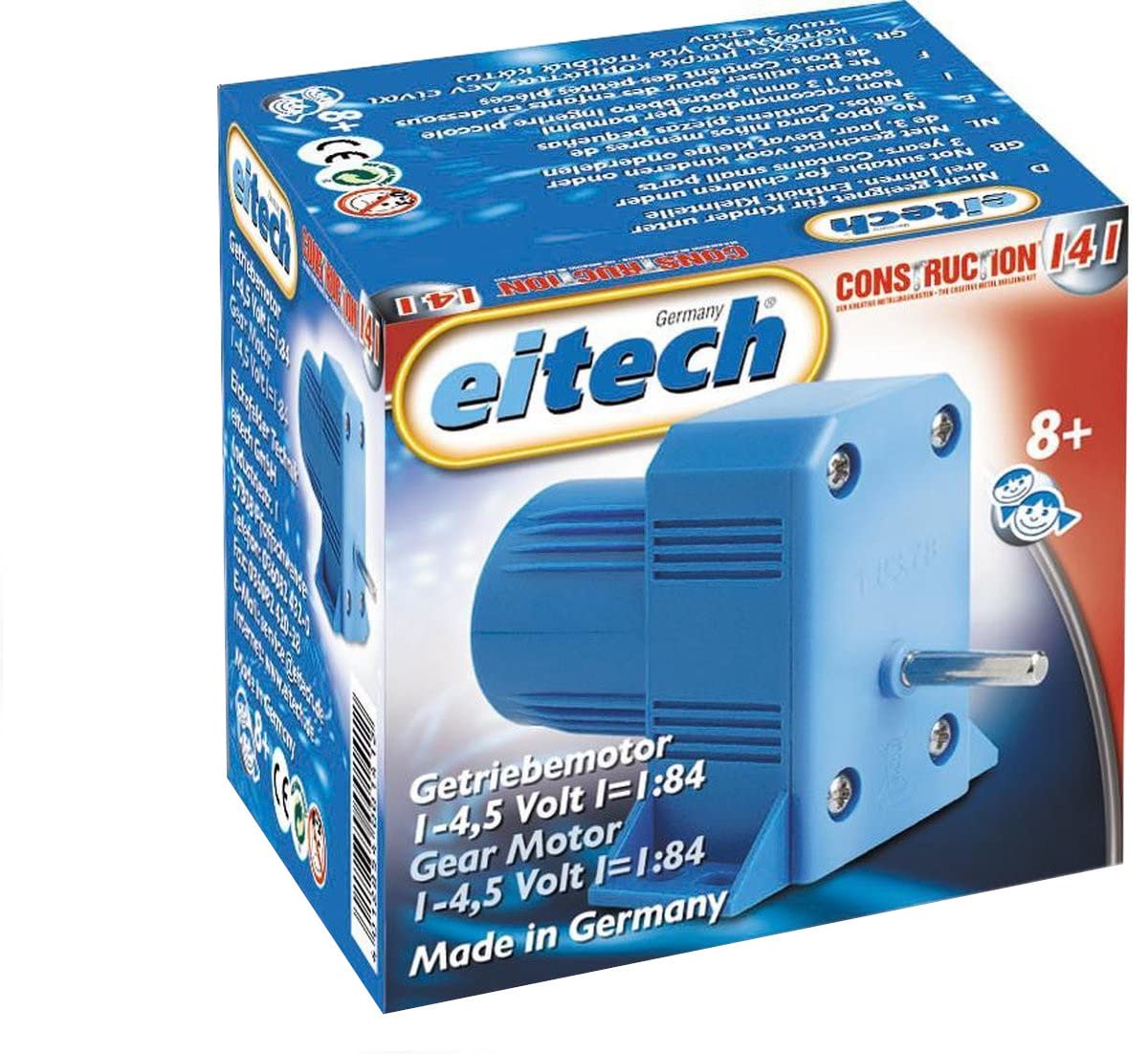 Eitech 00092 Coche de carreras - Juego de construcción de metal (180 piezas) [importado de Alemania] — view 8