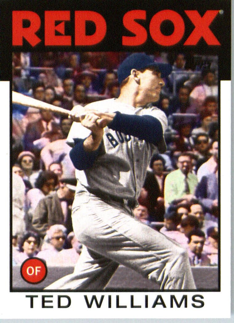 2014 Topps Archives Baseball Card # 101 Ted Williams - Boston Red Sox