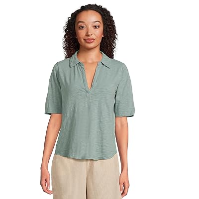 Mod o doc Half Sleeve Polo T Shirts Women