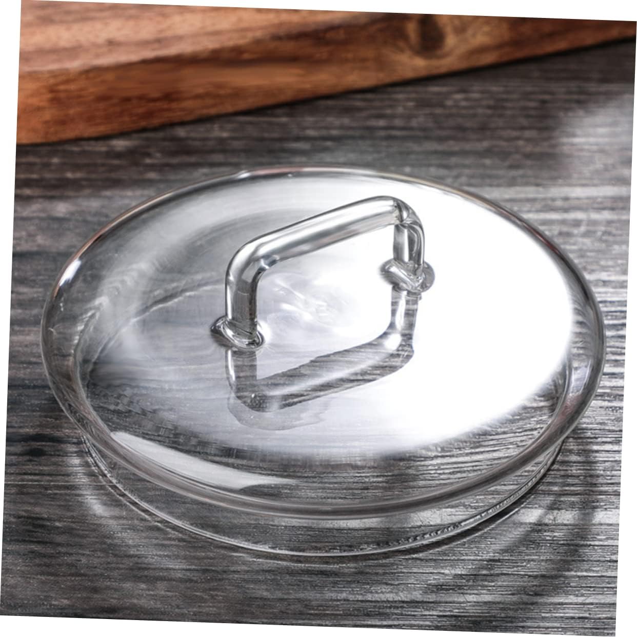 Universal Glass Cover Glass Food Jar Lids for Wide Mouth Jars Decorative Lid Replacement