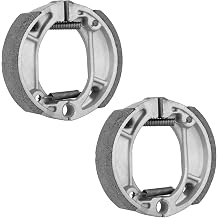 Front & Rear Brake Shoes for Honda CRF 70F 80F 100F 2004-14, CR 60R 83-84, XR 80R 100R 85-04, Ruckus NPS 50 50S 03-21, CHF 50/50 P/S Metropolitan 02-11 06430-GN1-731 333-2 Set