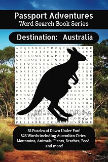 Passport Adventures! Destination: Australia: Word Search Book Series