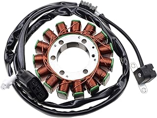 WOOSTAR 15 Coil Magneto Stator Replacement for YFM700 Grizzly 700 2007-2014 YFM550 Grizzly 550 2009-2014 ATV Engine