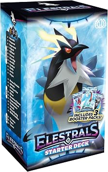 Elestrals TCG Frostfall Emperowatt Starter Deck with 3 Booster Packs