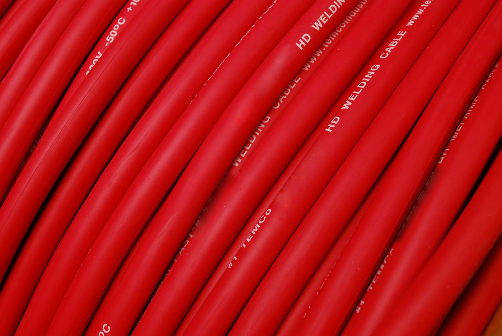TEMCo WC0280-15 ft 3/0 Gauge AWG Welding Lead & Car Battery Cable Copper Wire RED | Made in USA