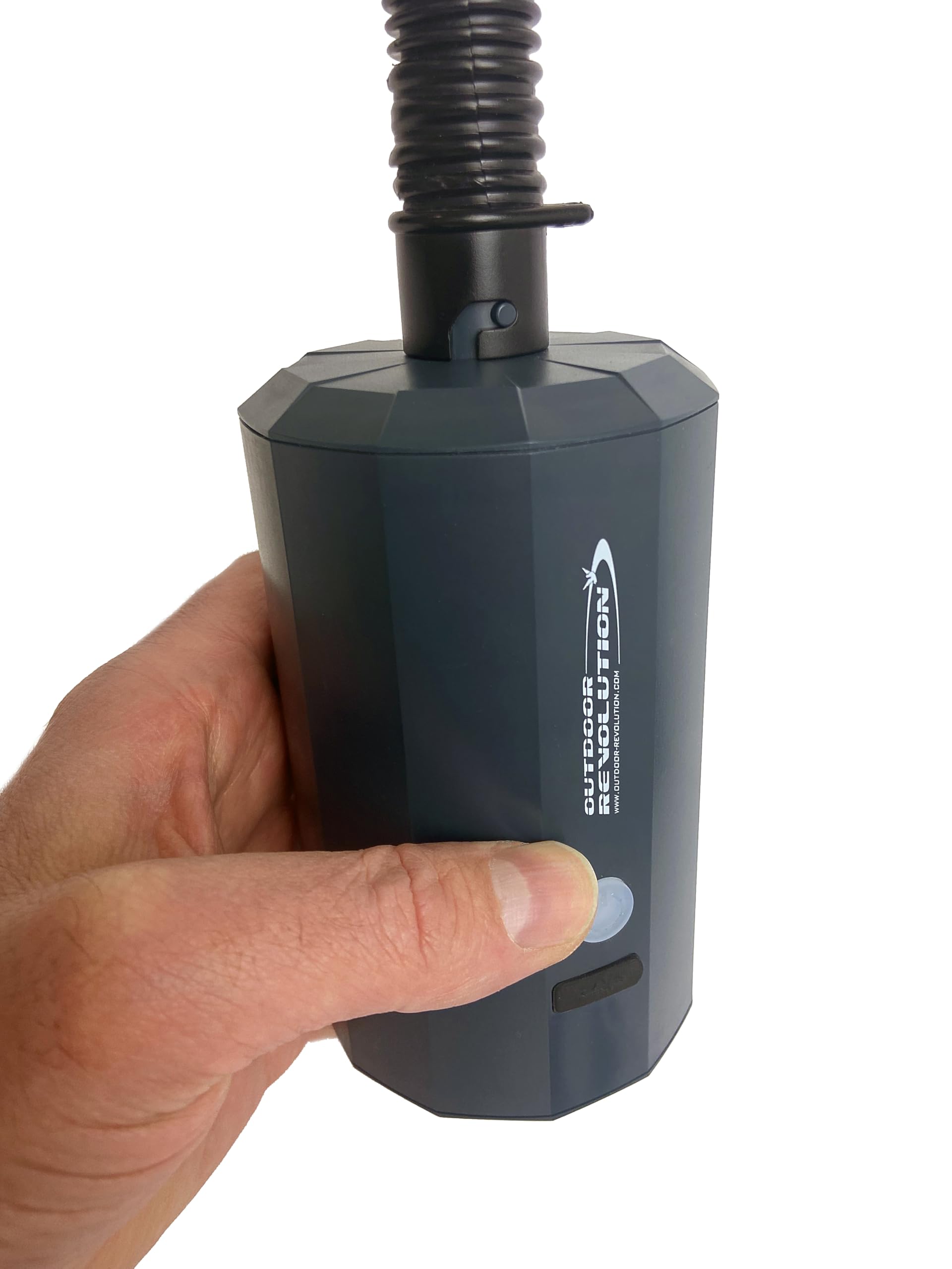 Outdoor Revolution Pompe Gonflable Rechargeable pour Tente et auvent Haute Pression 10 PSI 12 V ou USB avec adaptateurs de Valve