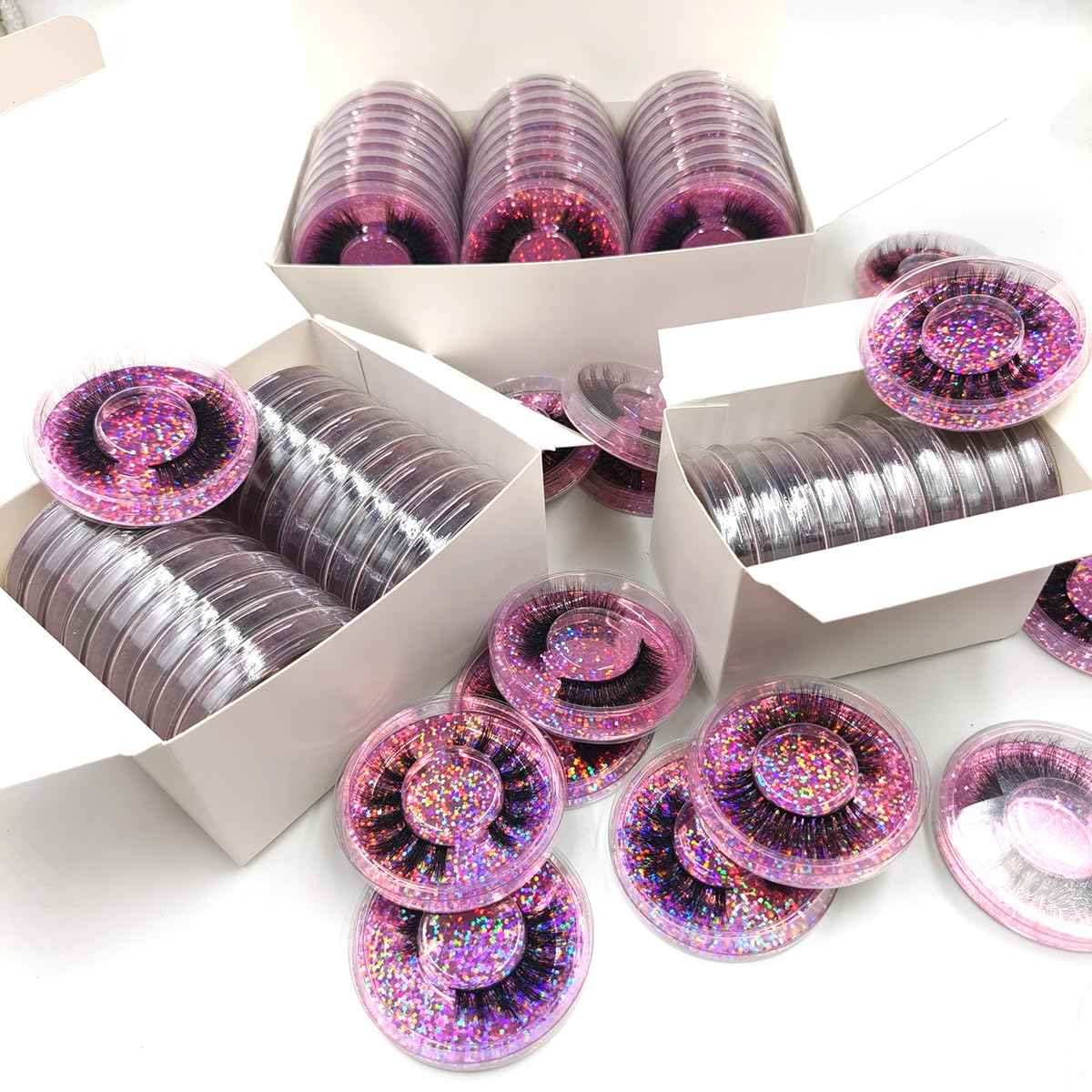 Ciglia finte 3D soffici effetto naturale, 10 stili (20 paia)
