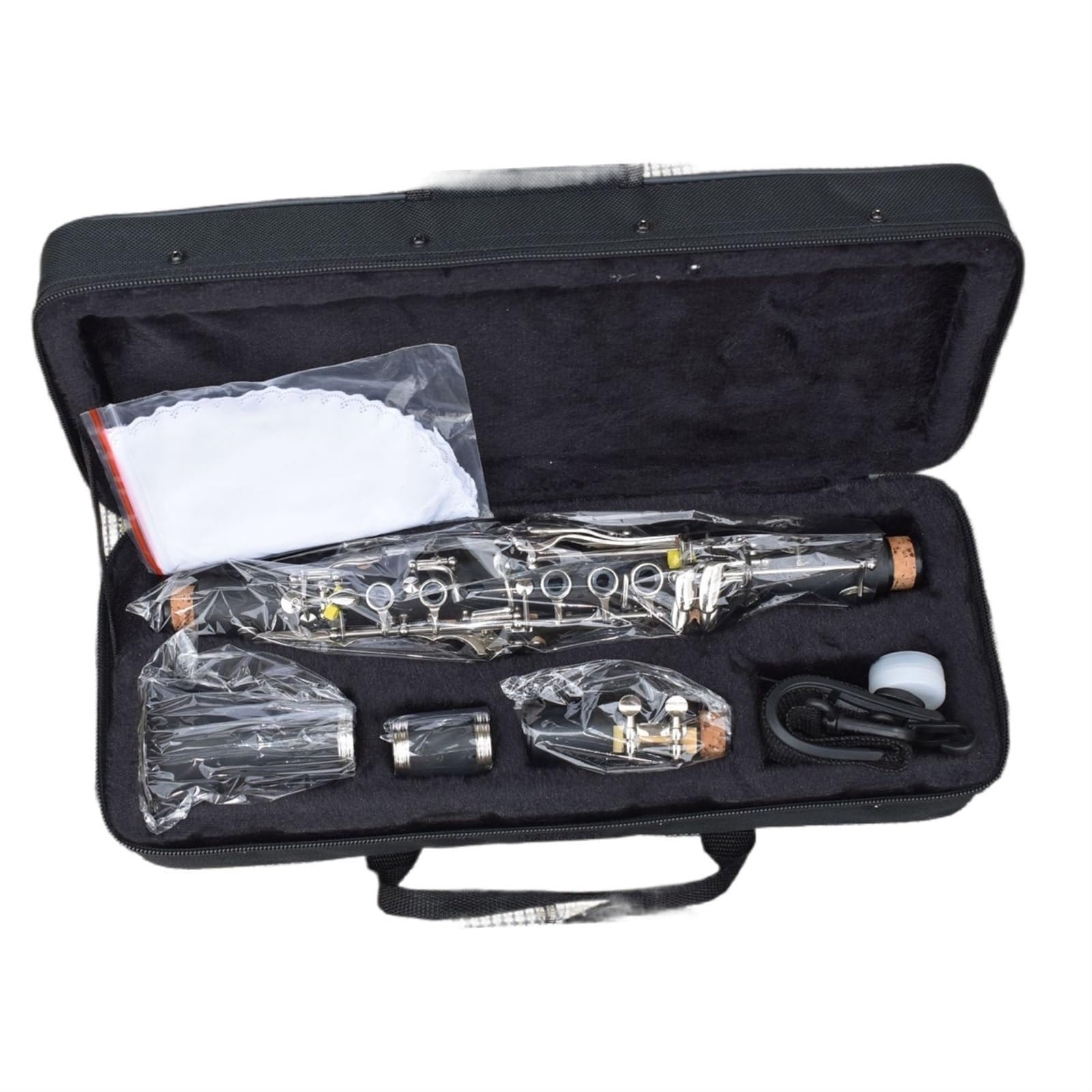 Clarinetto E Piatto Nero Strumento A Fiato Strumento Professionale Per Amanti Della Musica Per Principianti