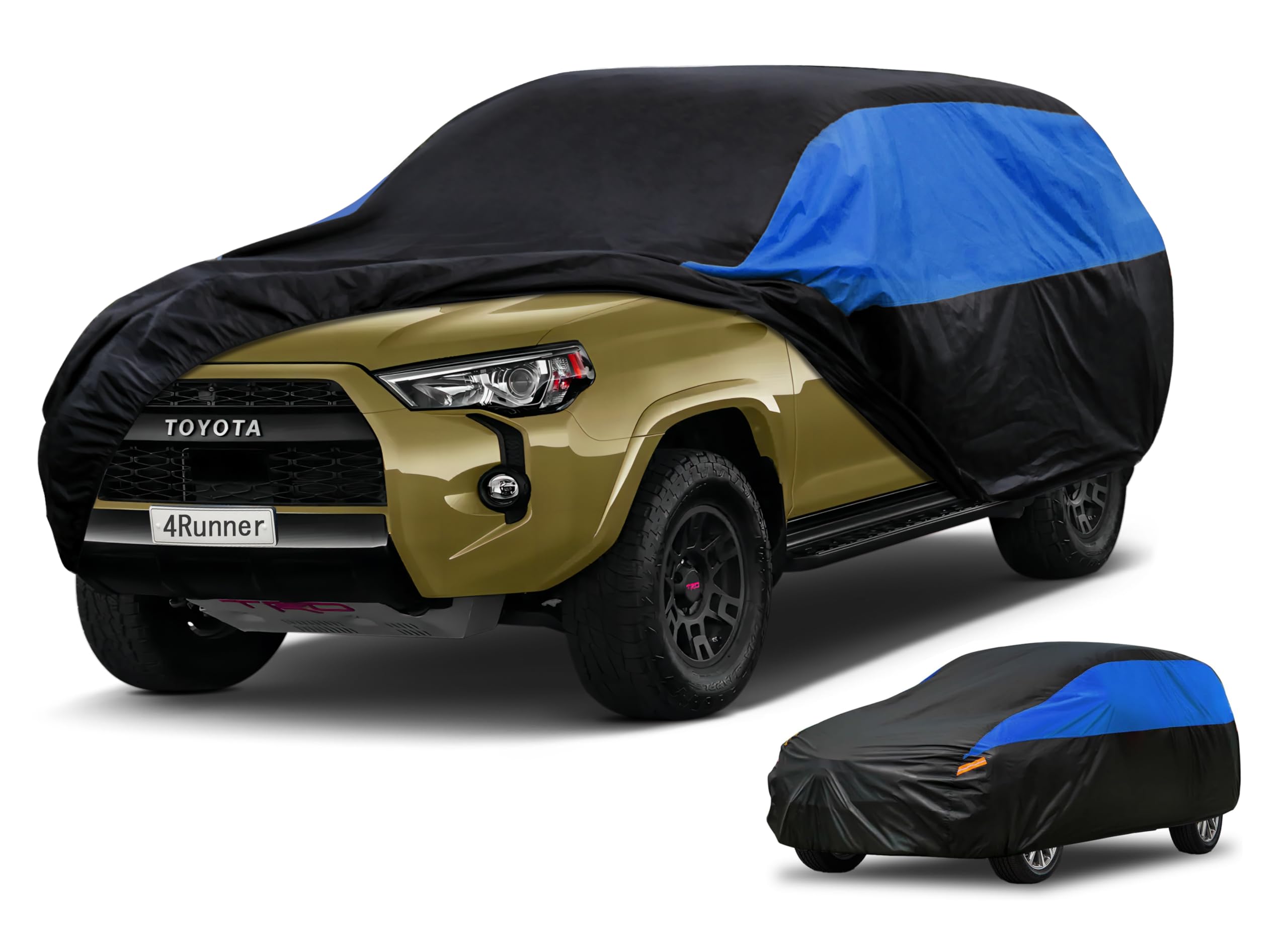 GUNHYI Car Cover Custom Fit 4Runner Waterproof All Weather, Lightweight Full Exterior Cover for Automobiles Outdoor Sun UV Rain Dust Snow Wind Protection.