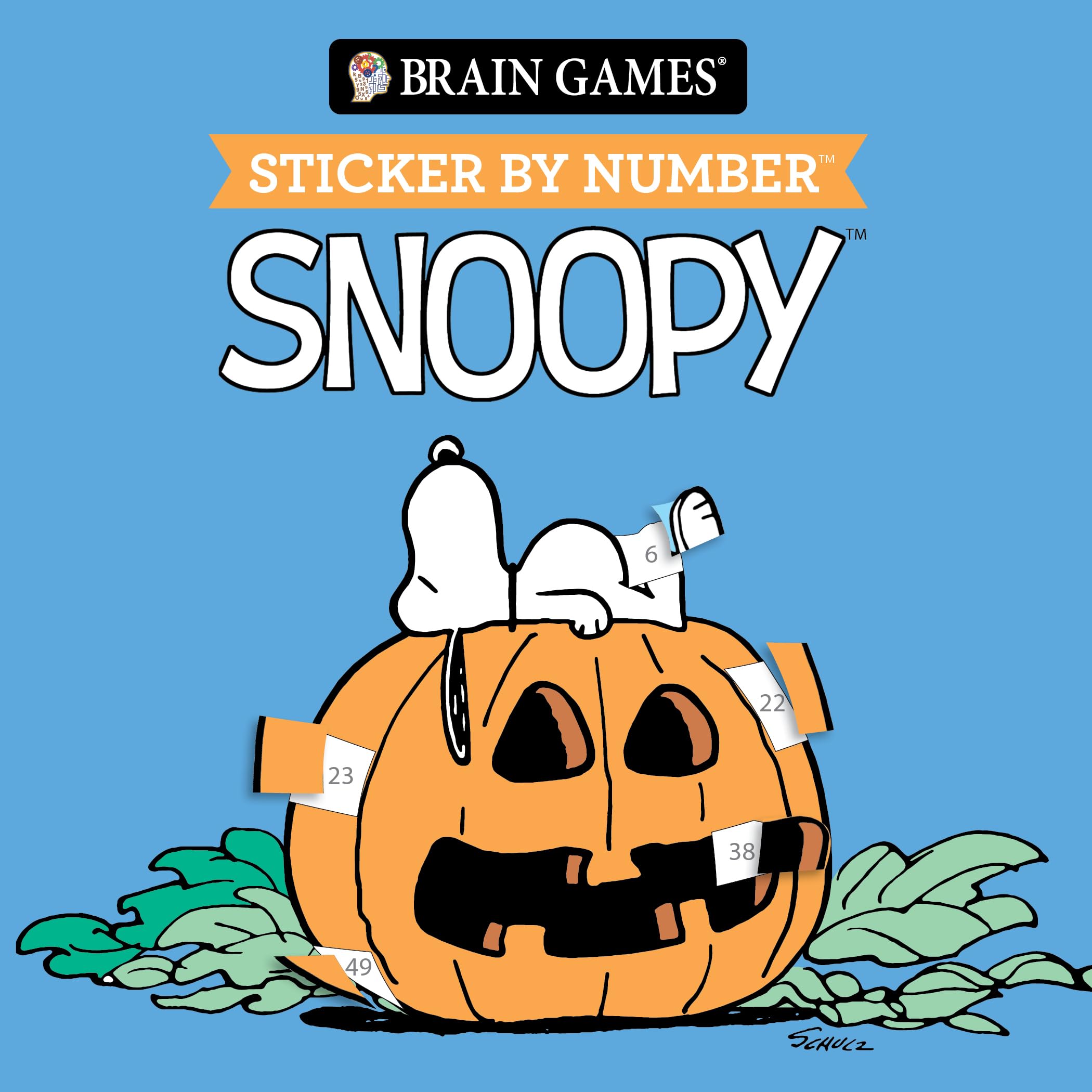 Brain Games - Sticker by Number Compact Edition: Snoopy | 7x7