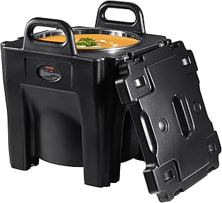 VEVOR Conteneur Isotherme Boîte de Transport en LLDPE à Chargement par le Haut pour Garder au Chaud ou Froid Bacs Alimentaires Traiteur Restauration Restaurant Cantine 435x435x540 mm 30 L