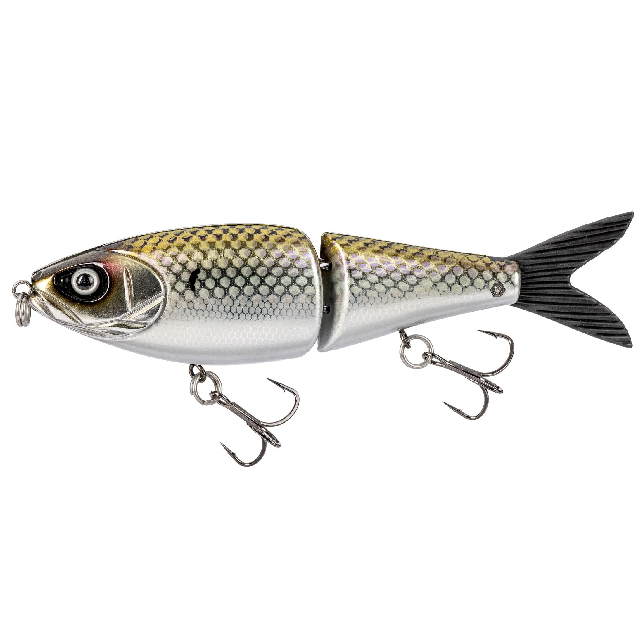 Strike King Hog Father Jr Angelköder, Jointed Swimbait, Chrom-Hering, 17,8 cm, 6,4 g, HCHGFTRJR-862