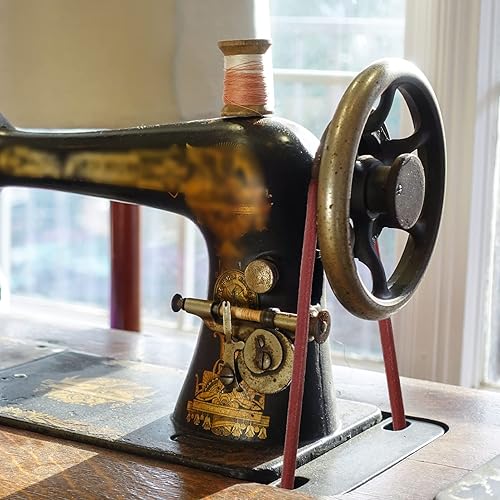 Miniatura 6 de Ciieeo Kit de costura para máquina de coser Cinturón de banda de rodadura real Cinturón de goma de repuesto para máquina de coser Piezas para