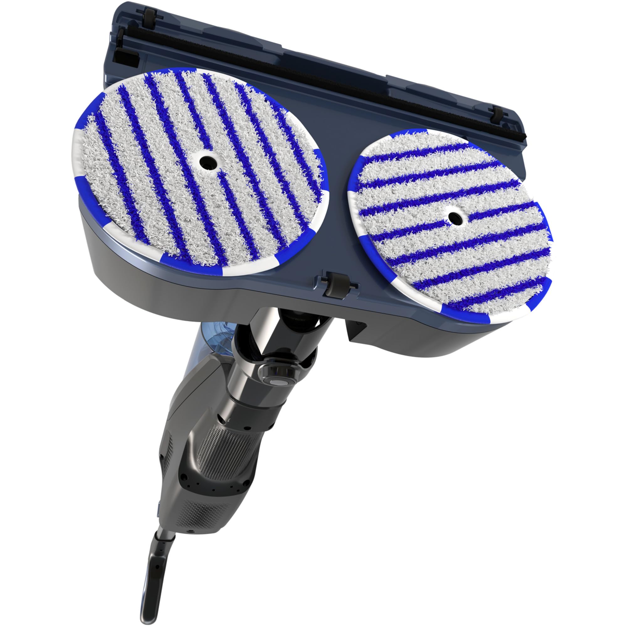 Rowenta X-Combo 2-in-1 Hybrid-Reiniger, Saugen und rotierendes Wischen gleichzeitig, 60 min. Autonomie, Ultra-leichtes Design, 3 Programme, einfacher freihändiger Moppwechsel, Blau-Schwarz, GZ3038