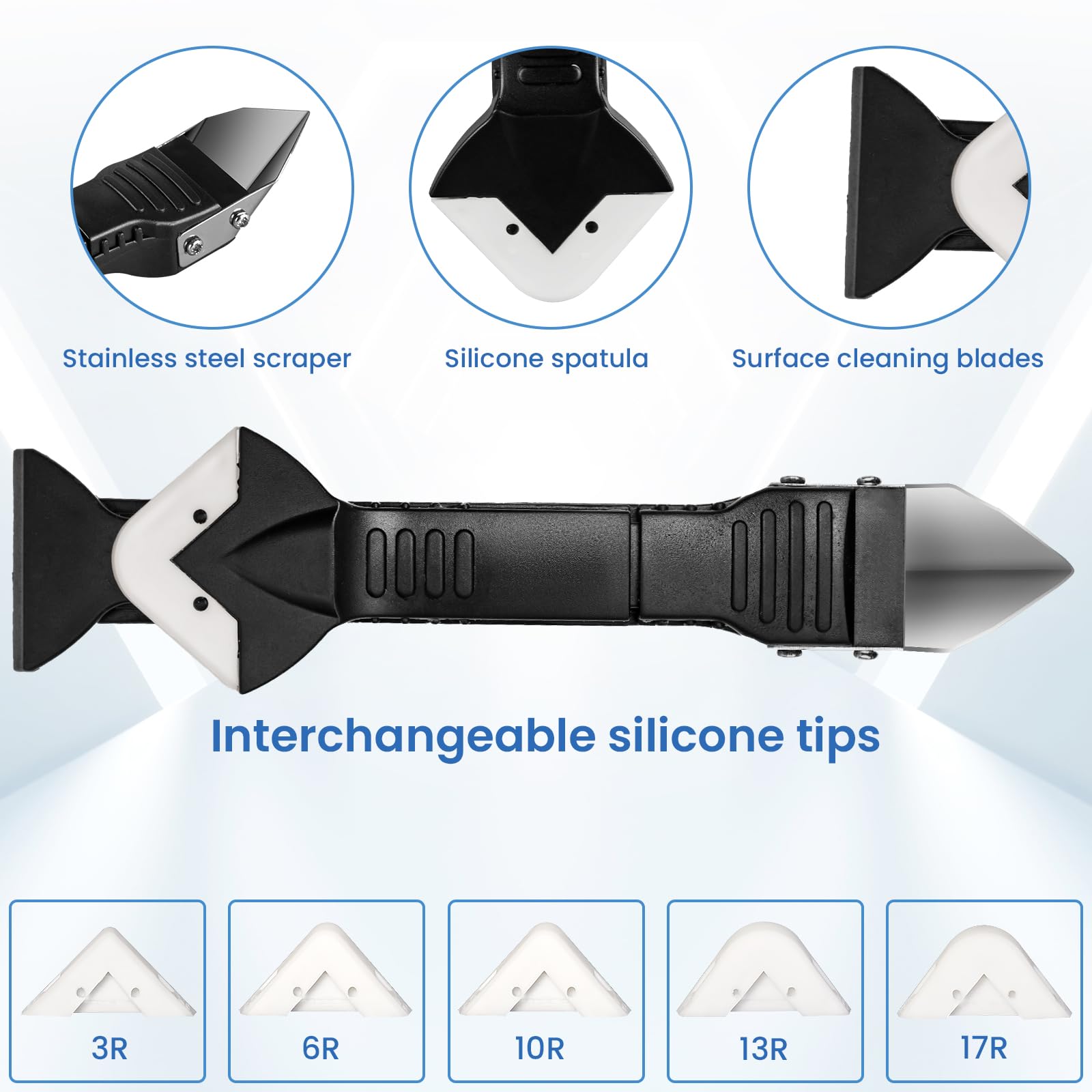 Snapklik.com : Caulk Remover Tool-3 In 1,Caulking Tool,Grout Removal ...