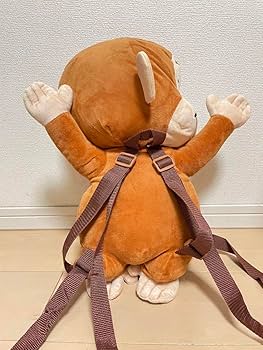 おさるのジョージ ぬいぐるみ リュック付き おさるのジョージ 赤いほっぺ プラチナムザッカウキウキ