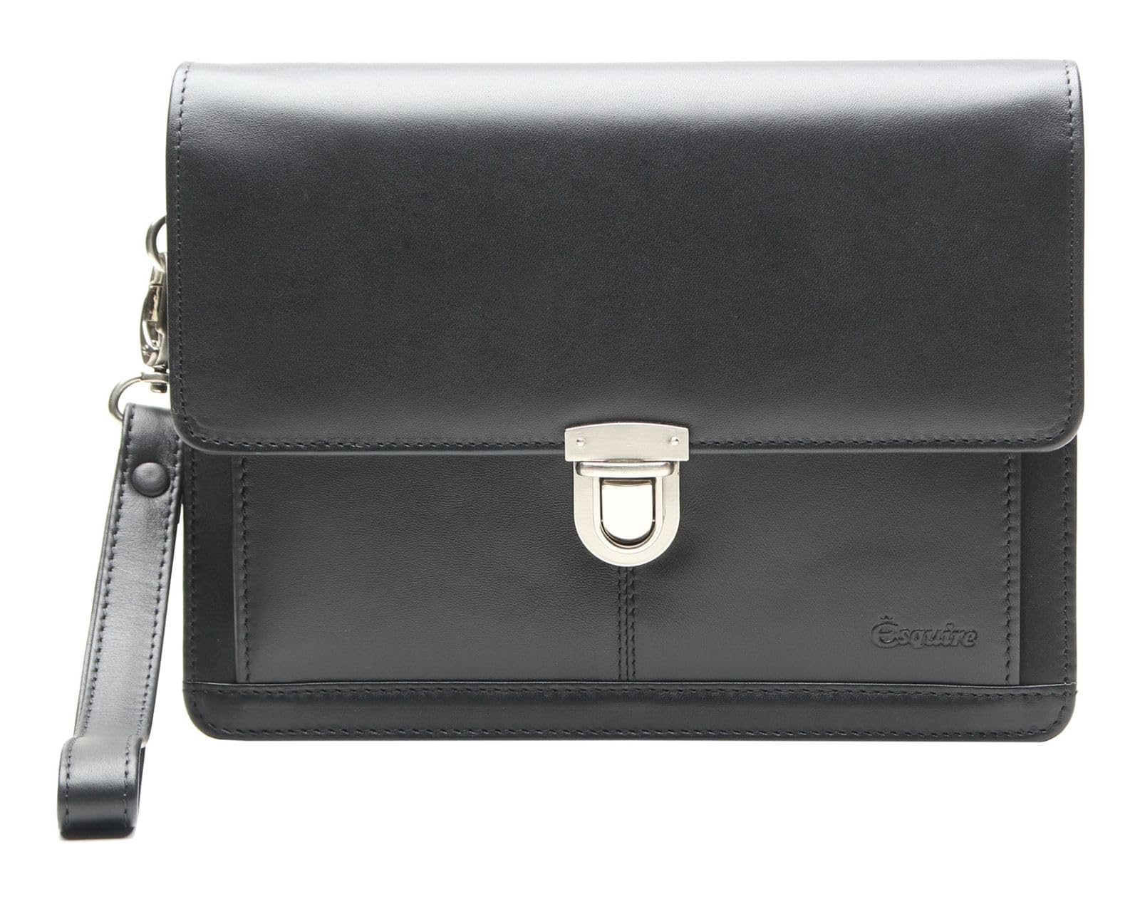 Esquire Oxford Handgelenktasche Leder 24 cm