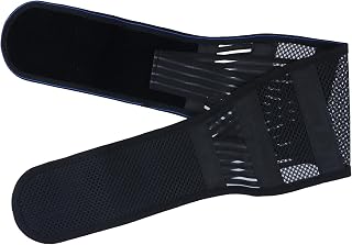 Faja Lumbar Hombre Mujer, S M L XL, Transpirable y Correas Doble Ajuste, Faja Abdominal Renal, Soporte Cinturon Lumbar para Trabajo, Deportes, Uso Diario, Hernia Discal y Dolor de Espalda (X-Large)
