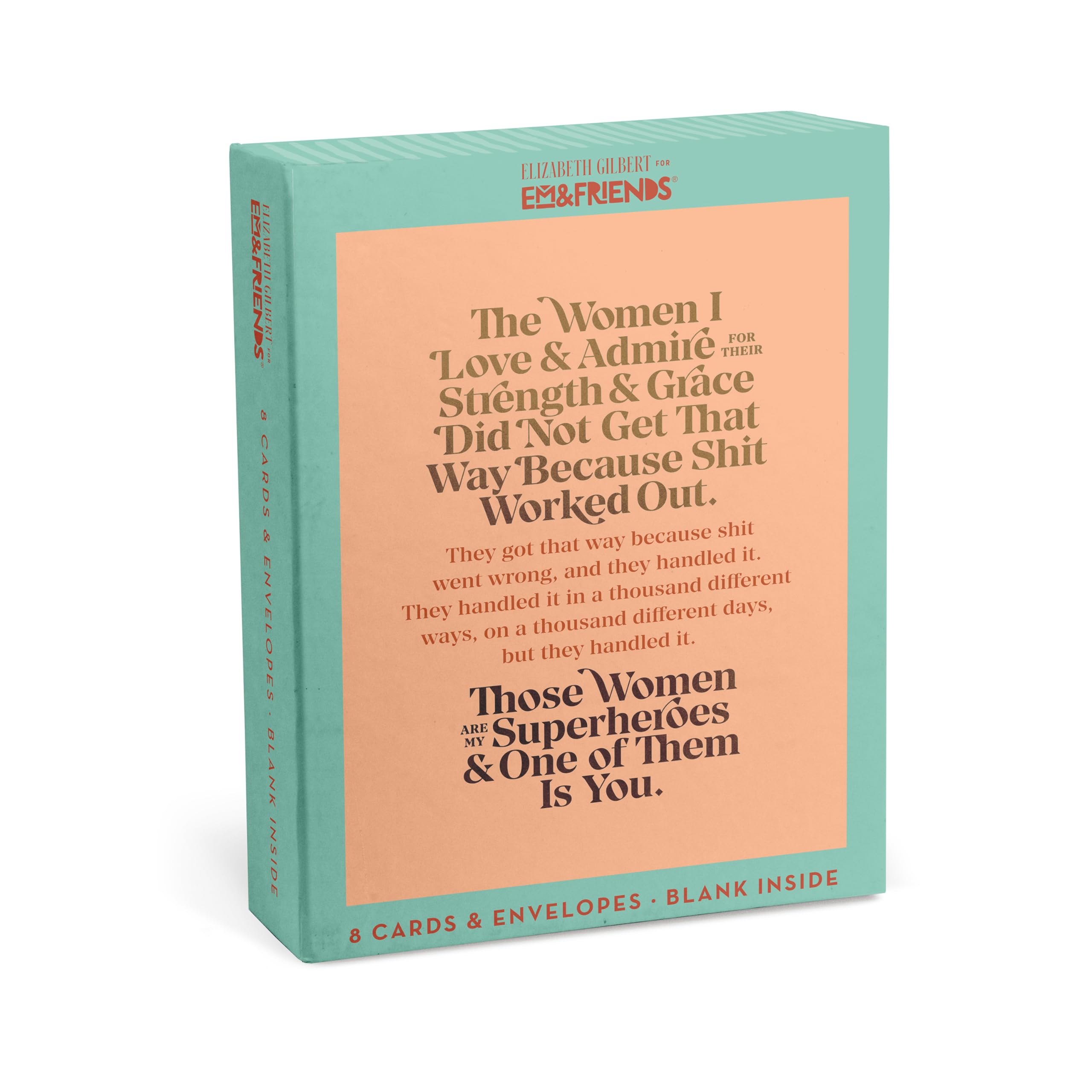 Em & Friends Elizabeth Gilbert Women I Love & Admire Boxed Cards Singles