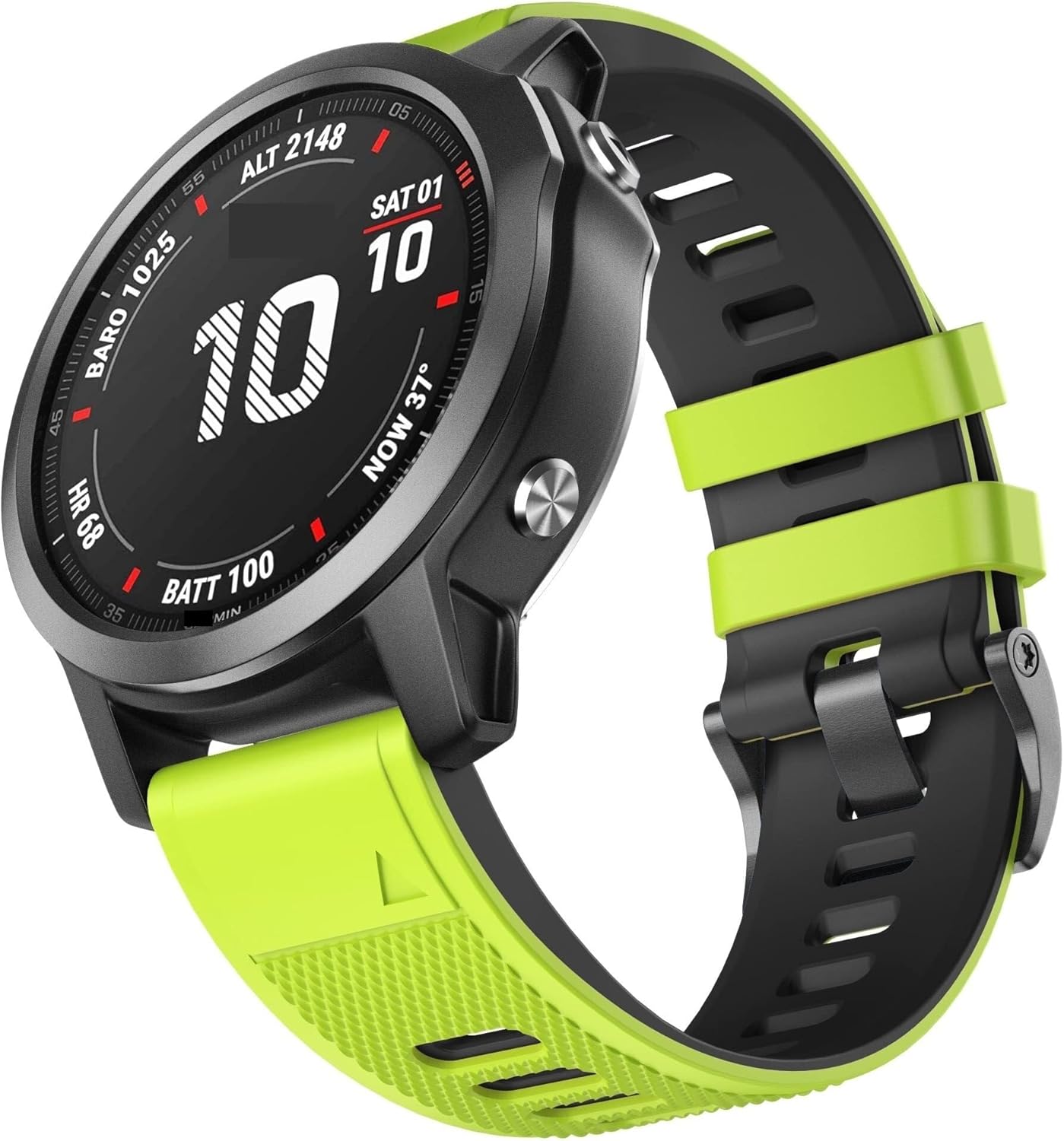 For Fenix 8 Band 22mm Silicone Watch Bands For Fenix 7/Fenix 6/Fenix 5/Fenix 5 Plus/Fenix 6 Solor/Fenix 6 Pro/Forerunner 935/Forerunner 945/Approach S60/Quatix 5/Epix
