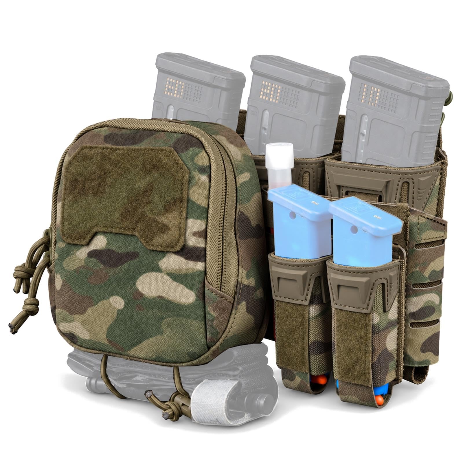 Pochette Utilitaire Tactique Molle, Porte-Chargeur Triple for Fusil