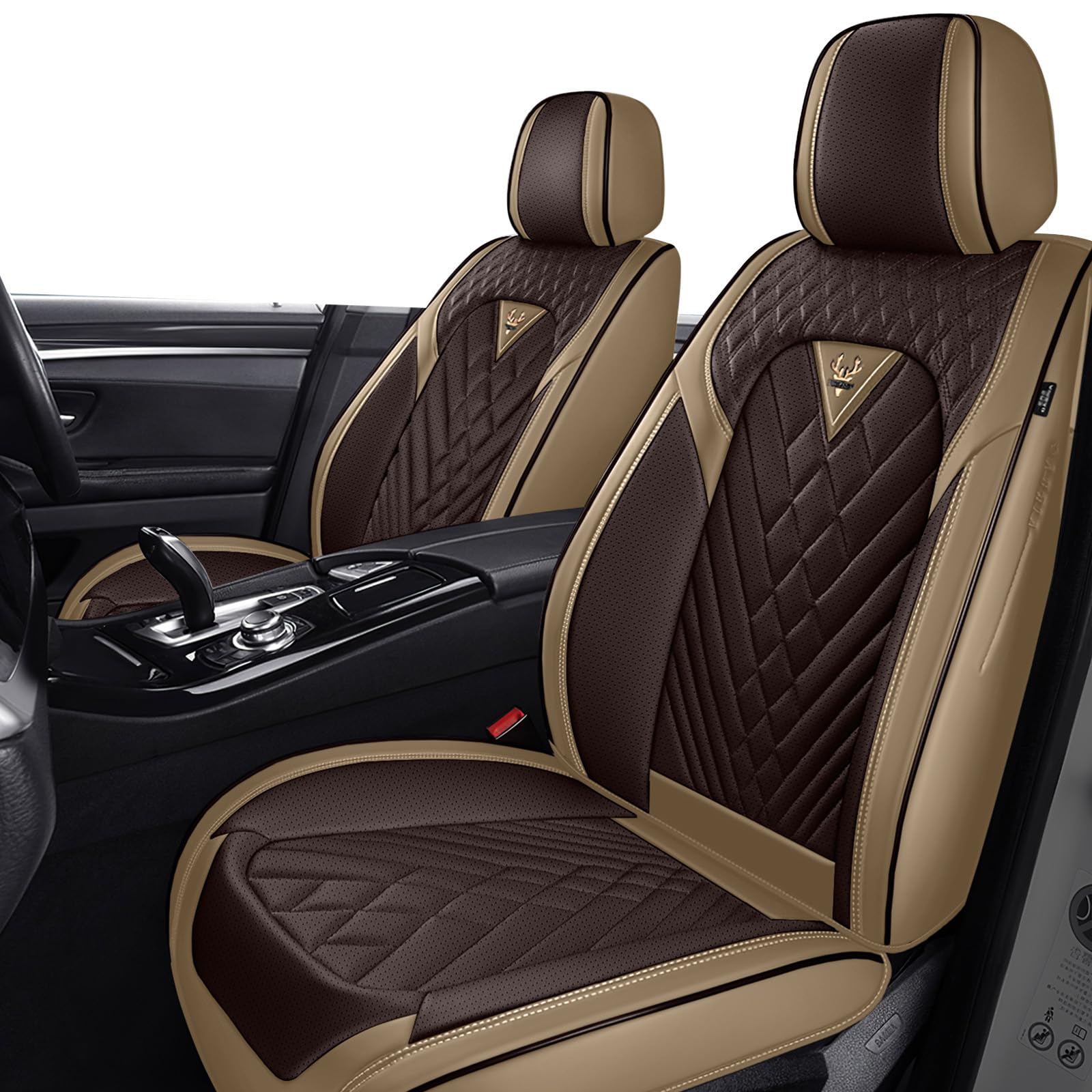 SLJU Brown Coffee Seat Covers (2 Seats)